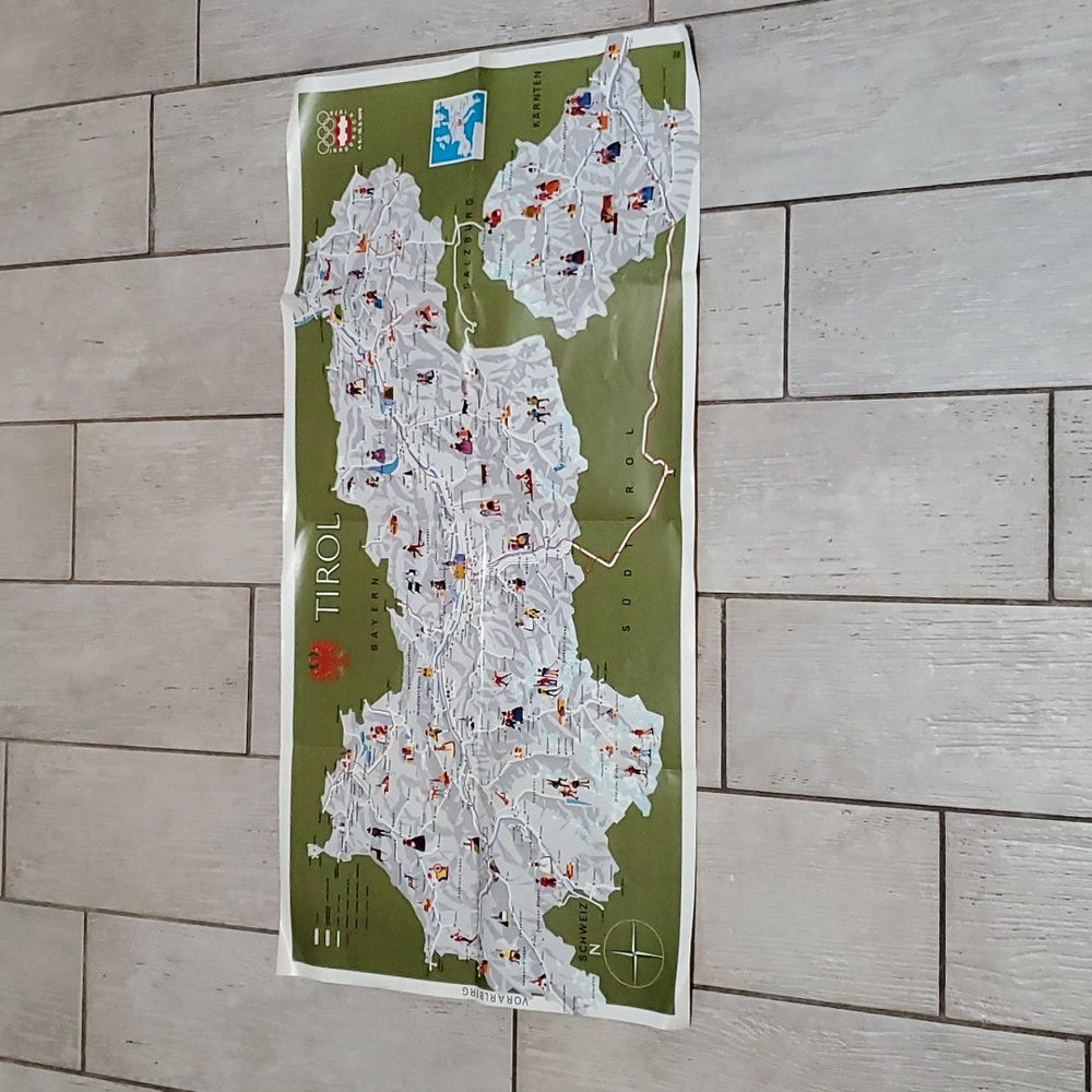 Tirol Austria Map - Picture 2 of 4